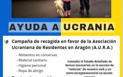 Zaragoza Esencial se suma a la recogida de ayuda para Ucrania